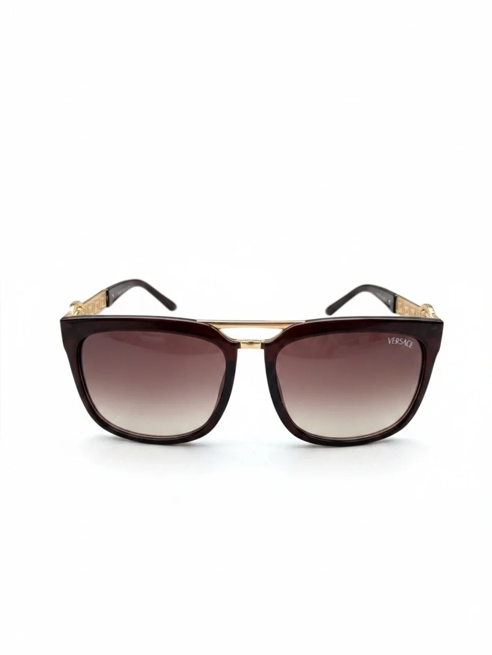 Versace Medusa Black and Gold Sunglasses